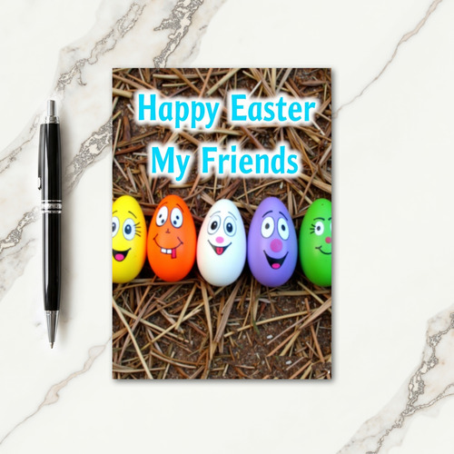 Happy Egg Friends Season Card
