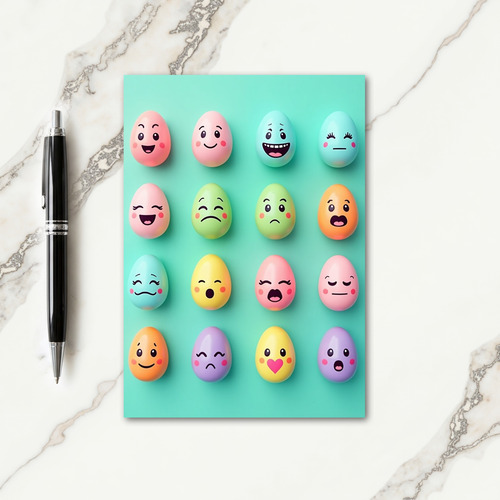 Happy Faces Greeting Card