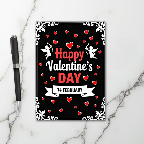 Happy February Valentines Day Love Card