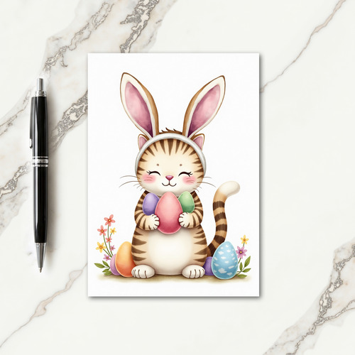 Happy Feline Spring Card