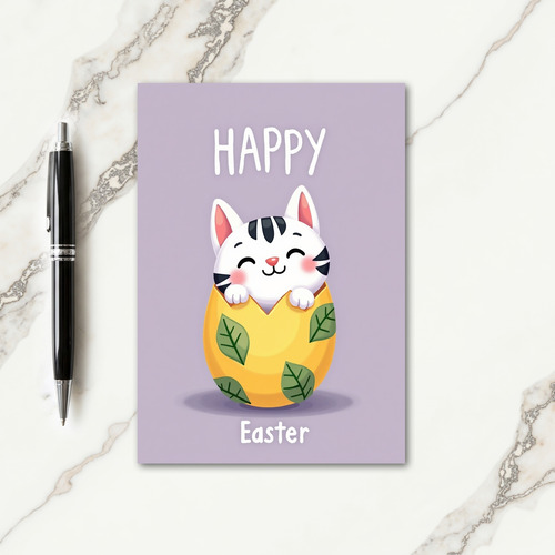 Happy Feline Springtime Card