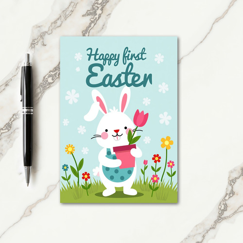 Happy First Easter Art Card