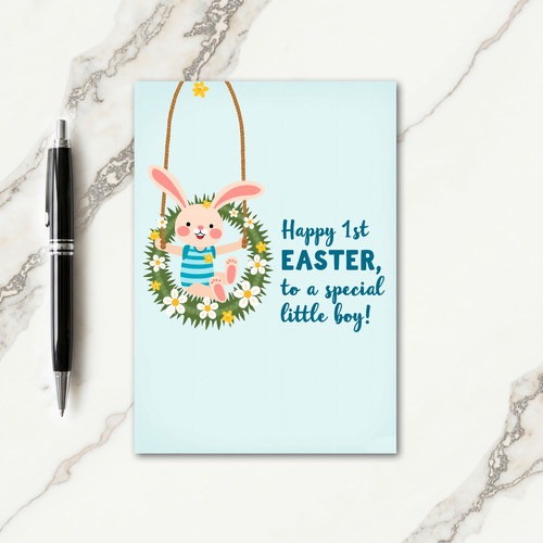 Happy First Easter Boy Card