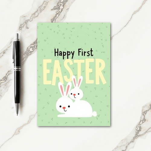 Happy First Easter Celebration Card