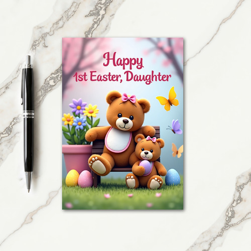 Happy First Easter Daughter Card