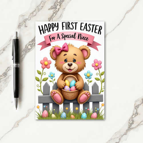 Happy First Easter Niece Card