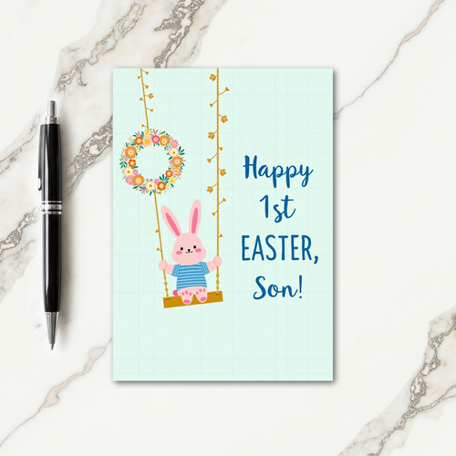 Happy First Easter Son Card