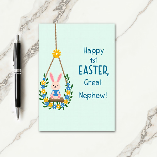 Happy First Spring Great Nephew Card