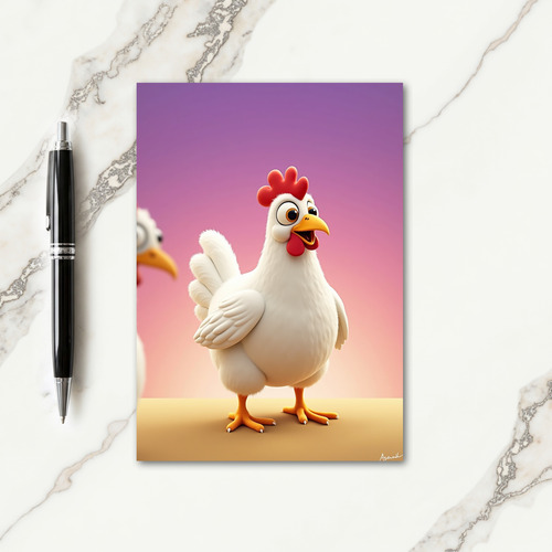 Happy Fowl Friend Card