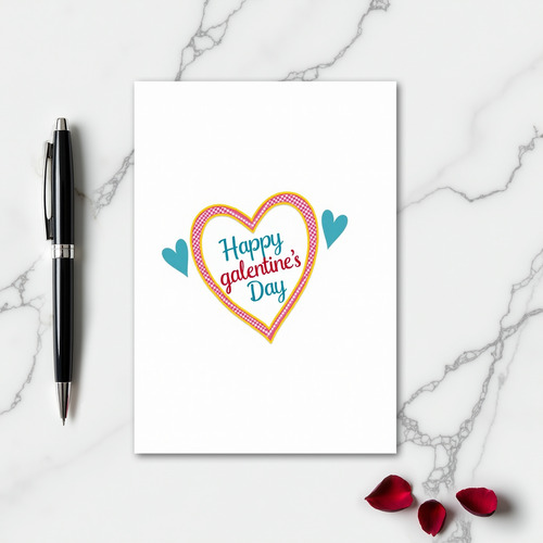 Happy Friends Galentines Day Card