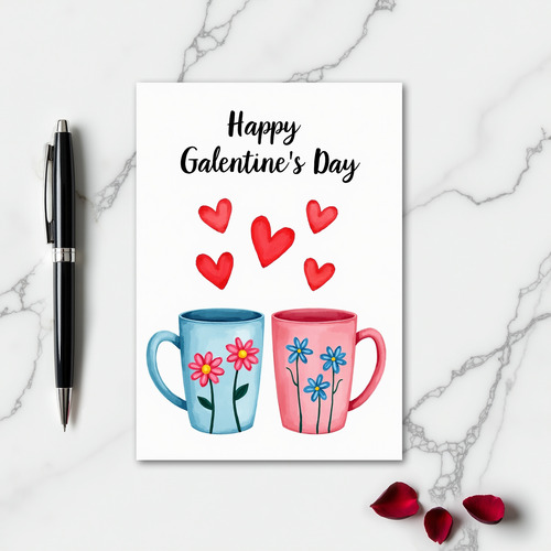 Happy Galentine Day Friends Card