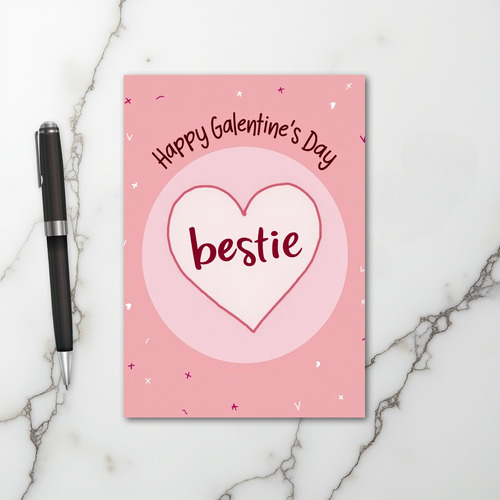 Happy Galentines Day Bestie Card