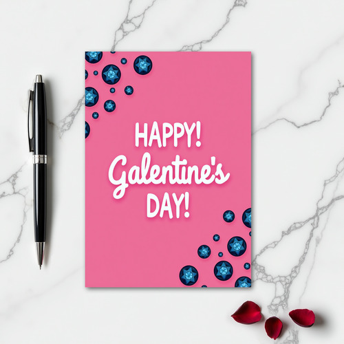 Happy Galentines Day Jewel Card