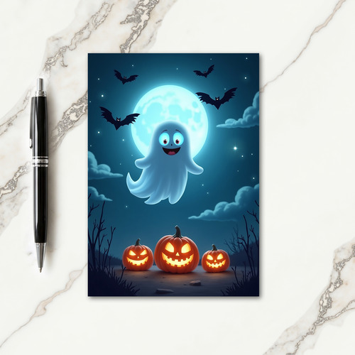 Happy Ghostly Night Card thumbnail