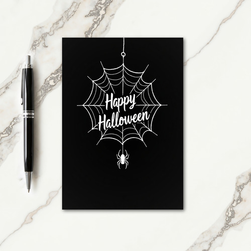 Happy Halloween Arachnid Card