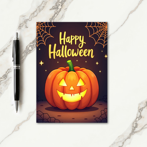 Happy Halloween Bright Card