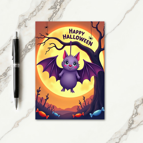 Happy Halloween Candy Card