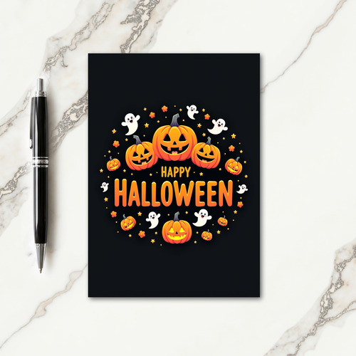 Happy Halloween Celebration Card