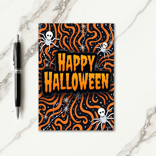 Happy Halloween Creepy Card
