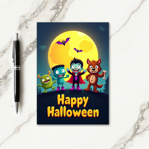 Happy Halloween Crew Card