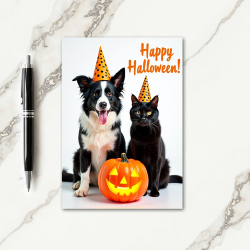 Happy Halloween Critters Card