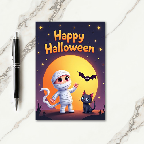 Happy Halloween Cute Card