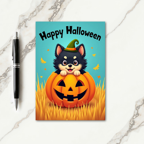 Happy Halloween Cute Critter Card