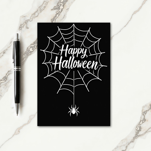 Happy Halloween Elegant Card