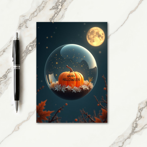 Happy Halloween Enchanted Card