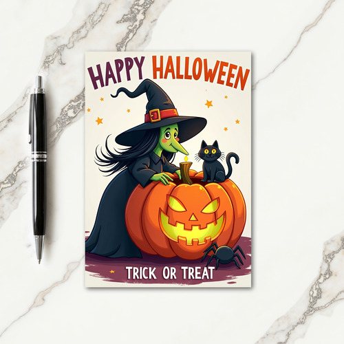 Happy Halloween Enchantress Card