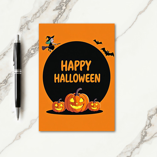 Happy Halloween Enchantress Flight Card