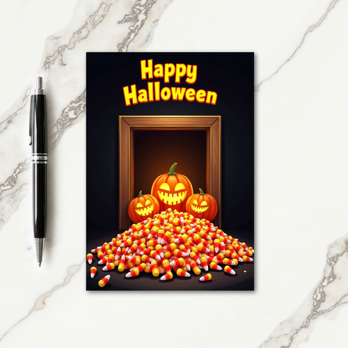 Happy Halloween Festive Archway Card thumbnail