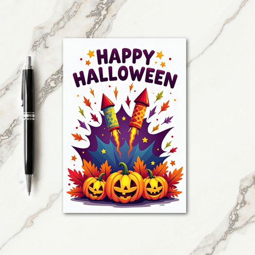 Happy Halloween Festive Blast Card