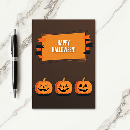 Happy Halloween Festive Card