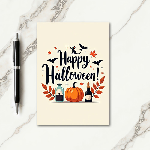 Happy Halloween Festive Fun Card