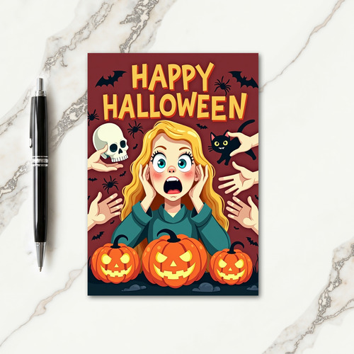 Happy Halloween Fright Card