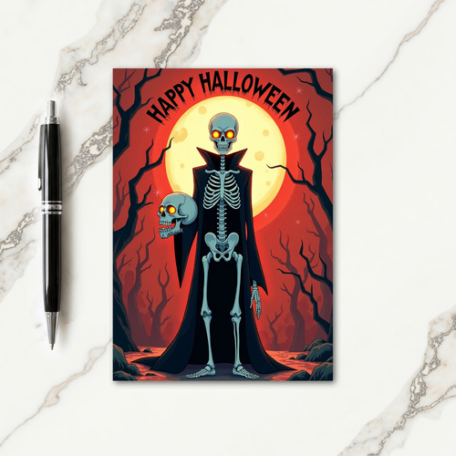 Happy Halloween From The Bone Lord Card