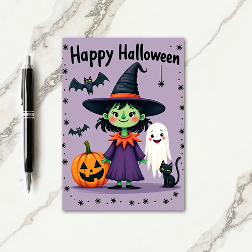 Happy Halloween Ghouls Card