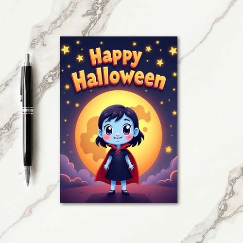 Happy Halloween Glee Card