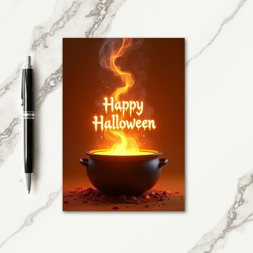 Happy Halloween Glow Card