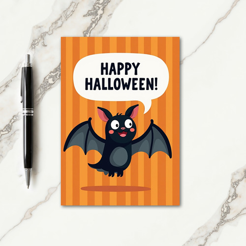 Happy Halloween Greetings Card