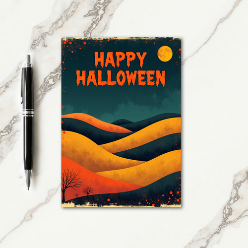 Happy Halloween Hills Card thumbnail
