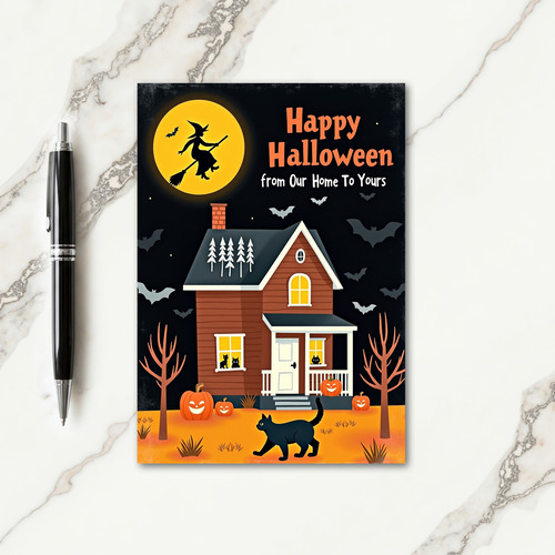 Happy Halloween Home Card
