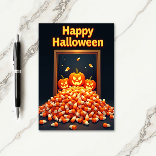 Happy Halloween Jack O Card