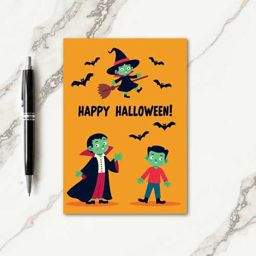 Happy Halloween Kids Card