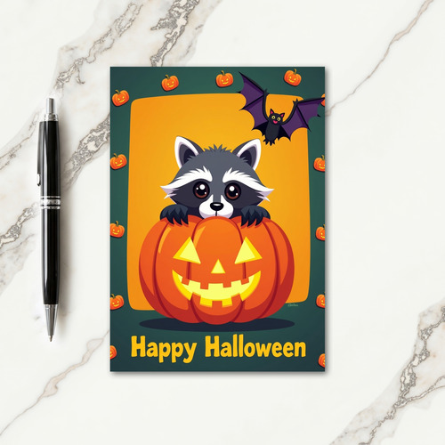 Happy Halloween Little Masked Pal Card