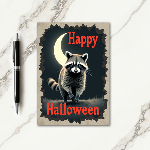 Happy Halloween Masked Friend Card