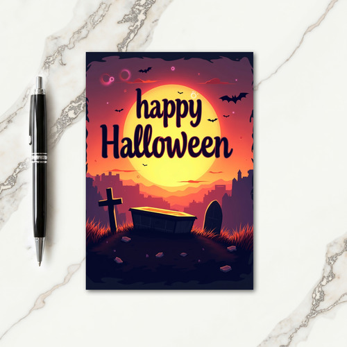 Happy Halloween Nightfall Card thumbnail