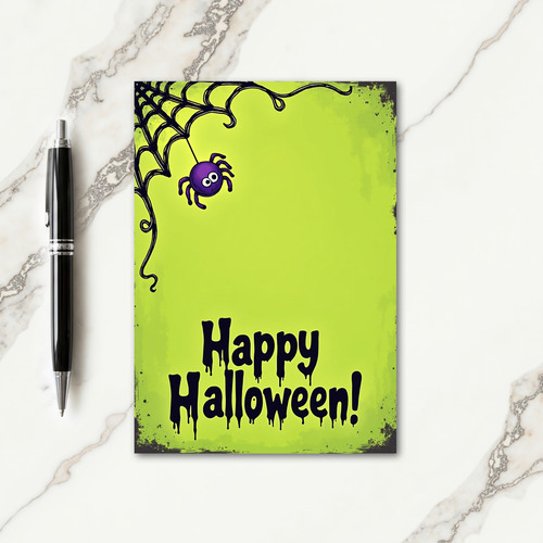 Happy Halloween Oozing Card