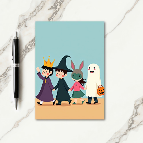 Happy Halloween Parade Card